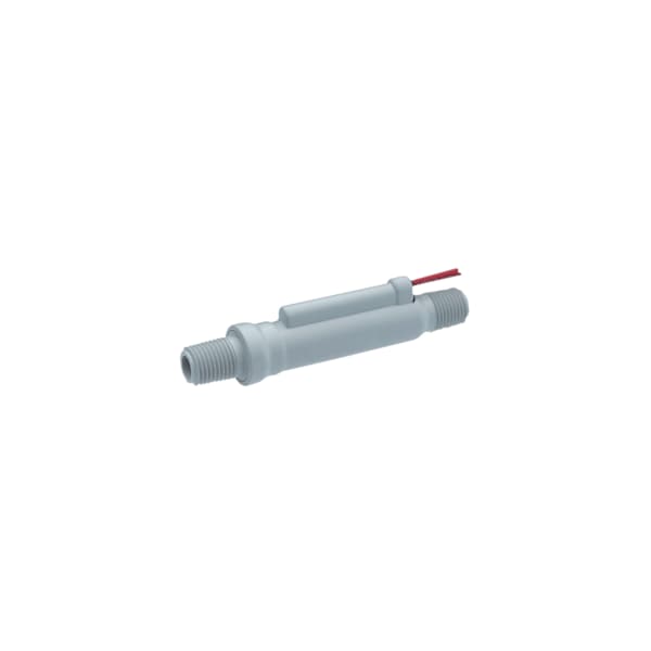 Flow switch for gases, actuation set point 1 CFM (28.3 LPM) at 5 psi.